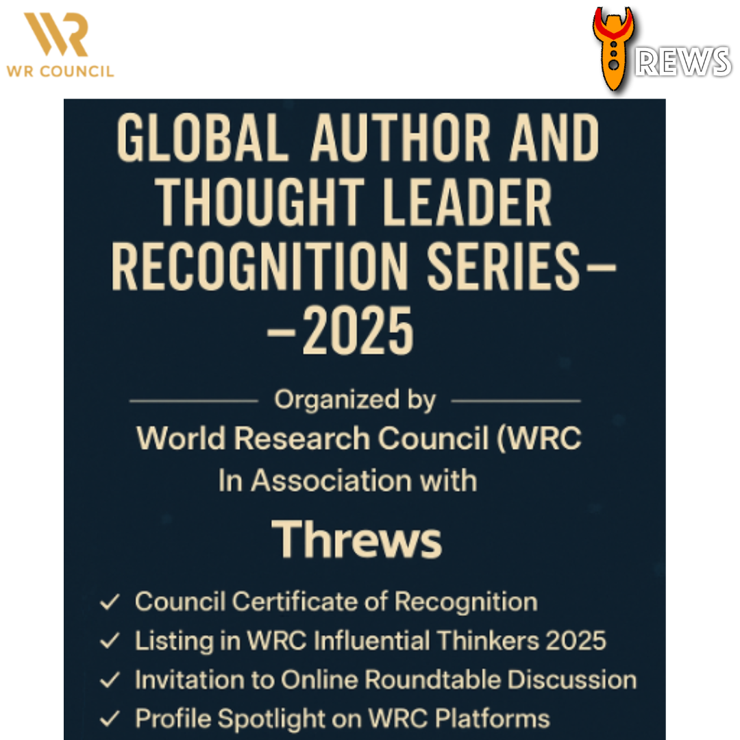 🌐 Global Author and Thought Leader Recognition Series – 2025