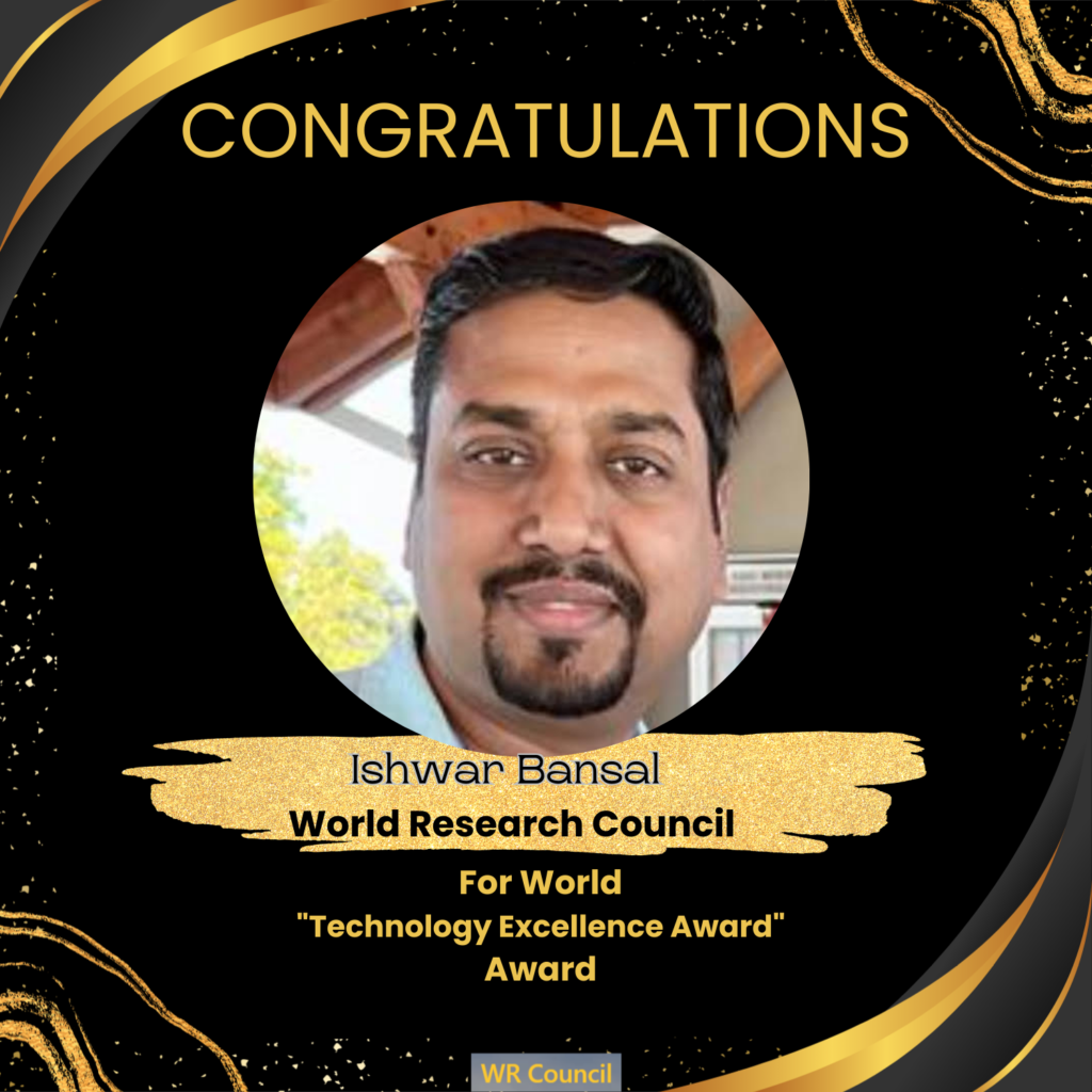 Ishwar Bansal – Expert Full Stack Solution Architect & Software Development Leader